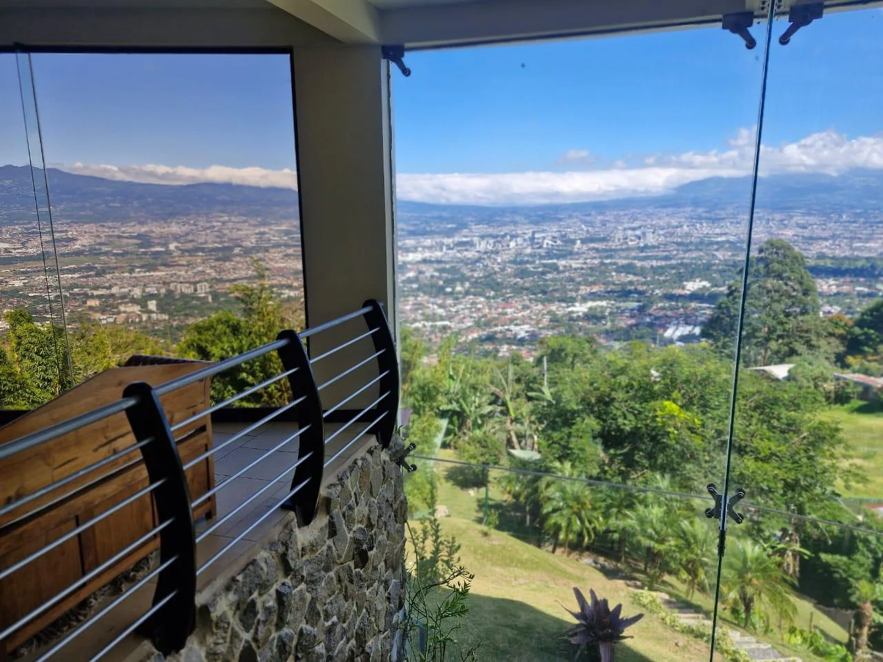 Balcony and views