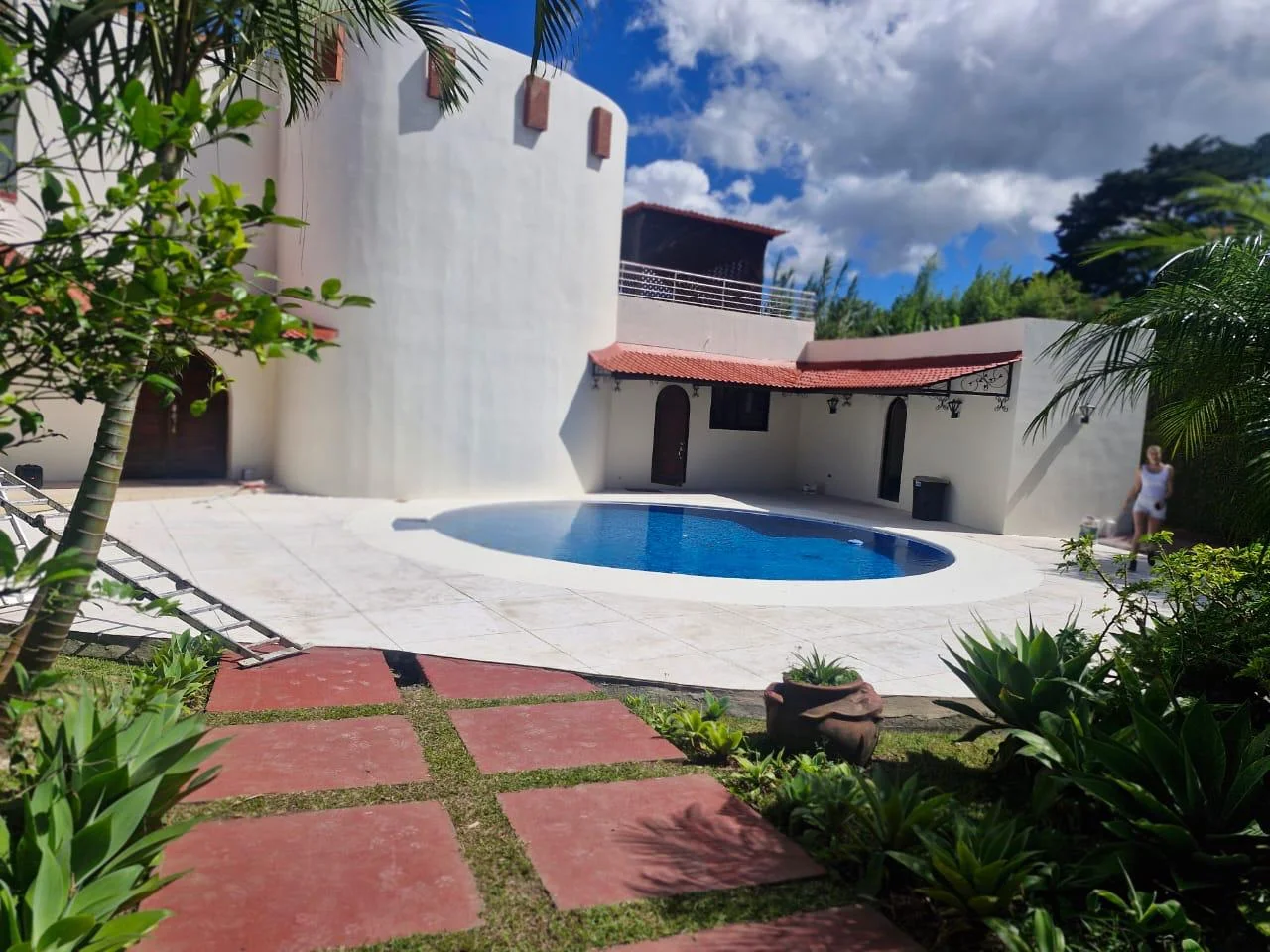 Pool and garden