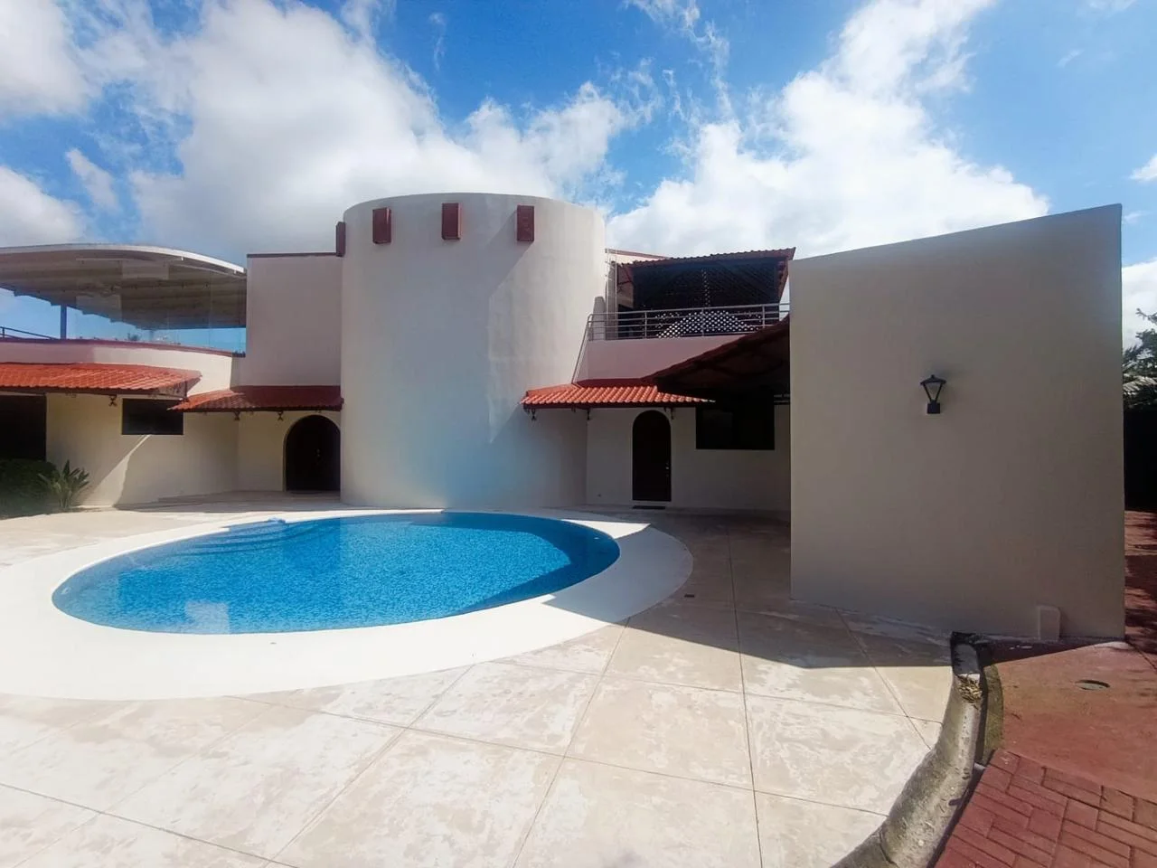 Exterior and pool