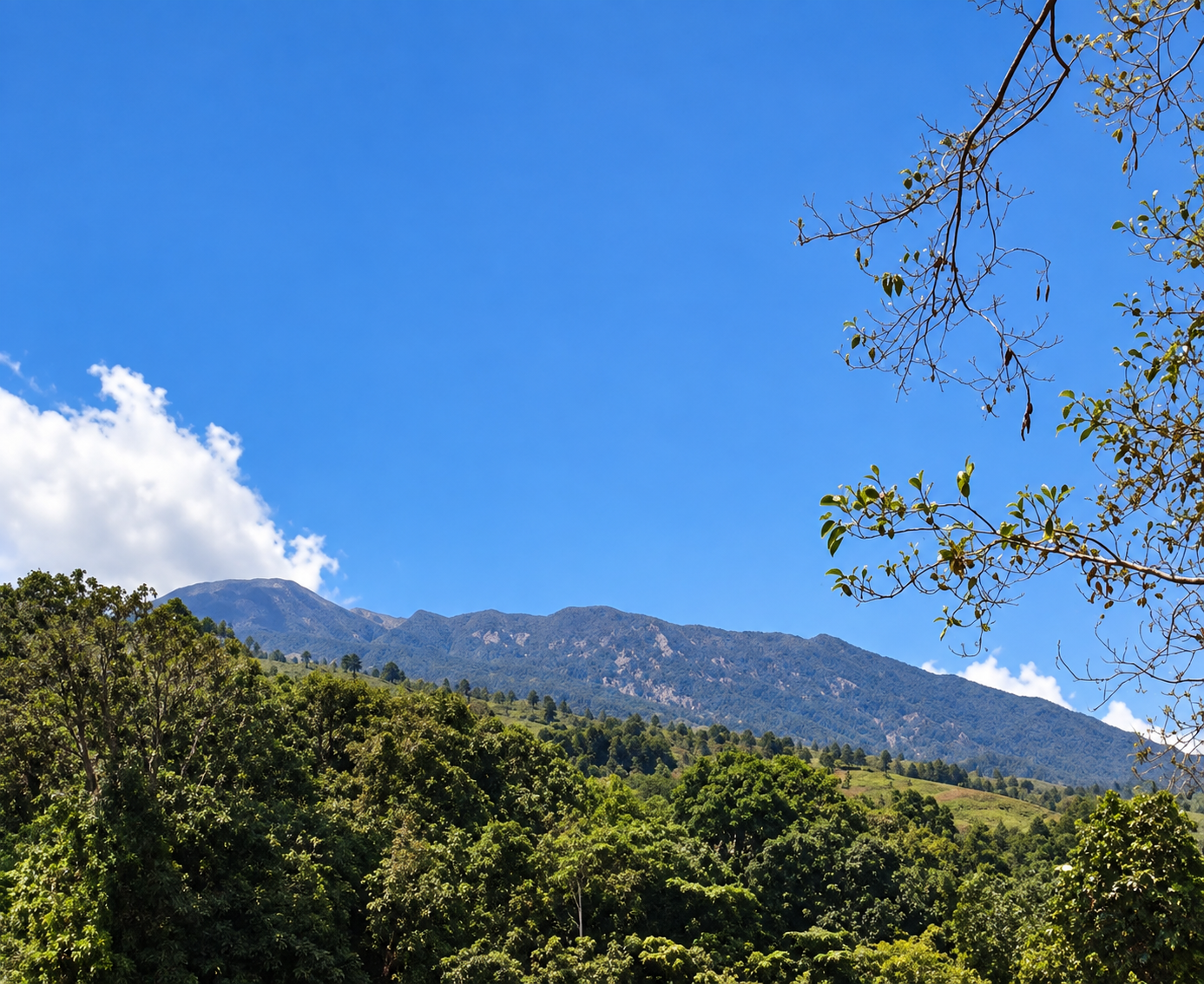 Otra vista del volcán
